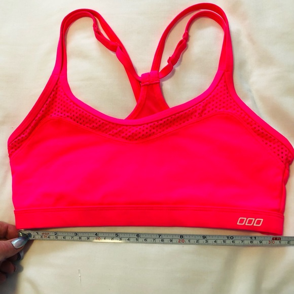LORNA JANE Small Funky Pink Sports Bra Crop Top - Cross-over Straps - Picture 8 of 16